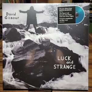 VINYL David Gilmour: Luck And Strange - Translucent Sea Blue LP - NEW / SEALED